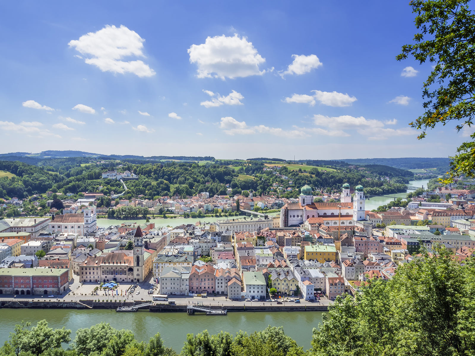 Passau: die Drei-Flüsse-Stadt